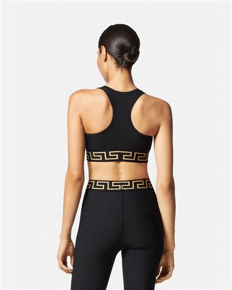 greca border sports bra versace|Greca Border Gym Sports Bra .